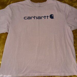 Carhartt Men’s Graphic Logo T-Shirt Mink Size 4XL Workwear/Heavyweight Tee
